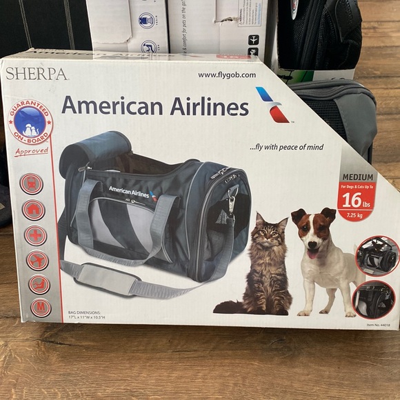 sherpa Dog New American Airlines Pet Carrier Poshmark